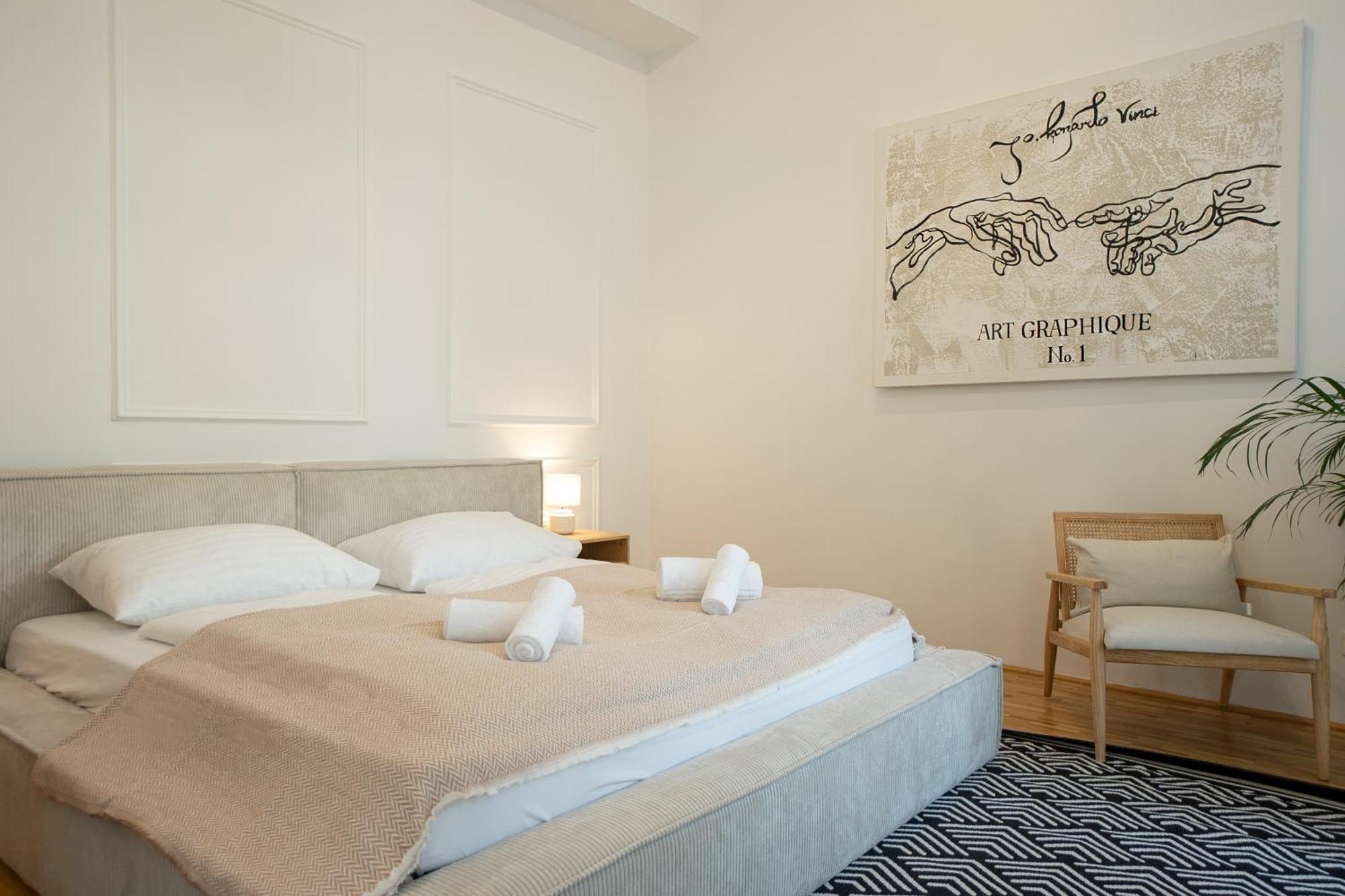 Vibrant 107 M2 Flat In The City Center 维也纳 外观 照片